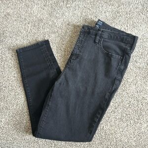 J.Crew 10” High-Rise Skinny Black Jeans